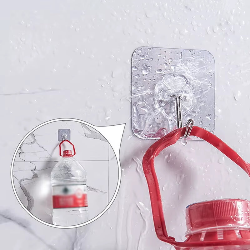 Transparente klæbekroge – ophæng uden at bore