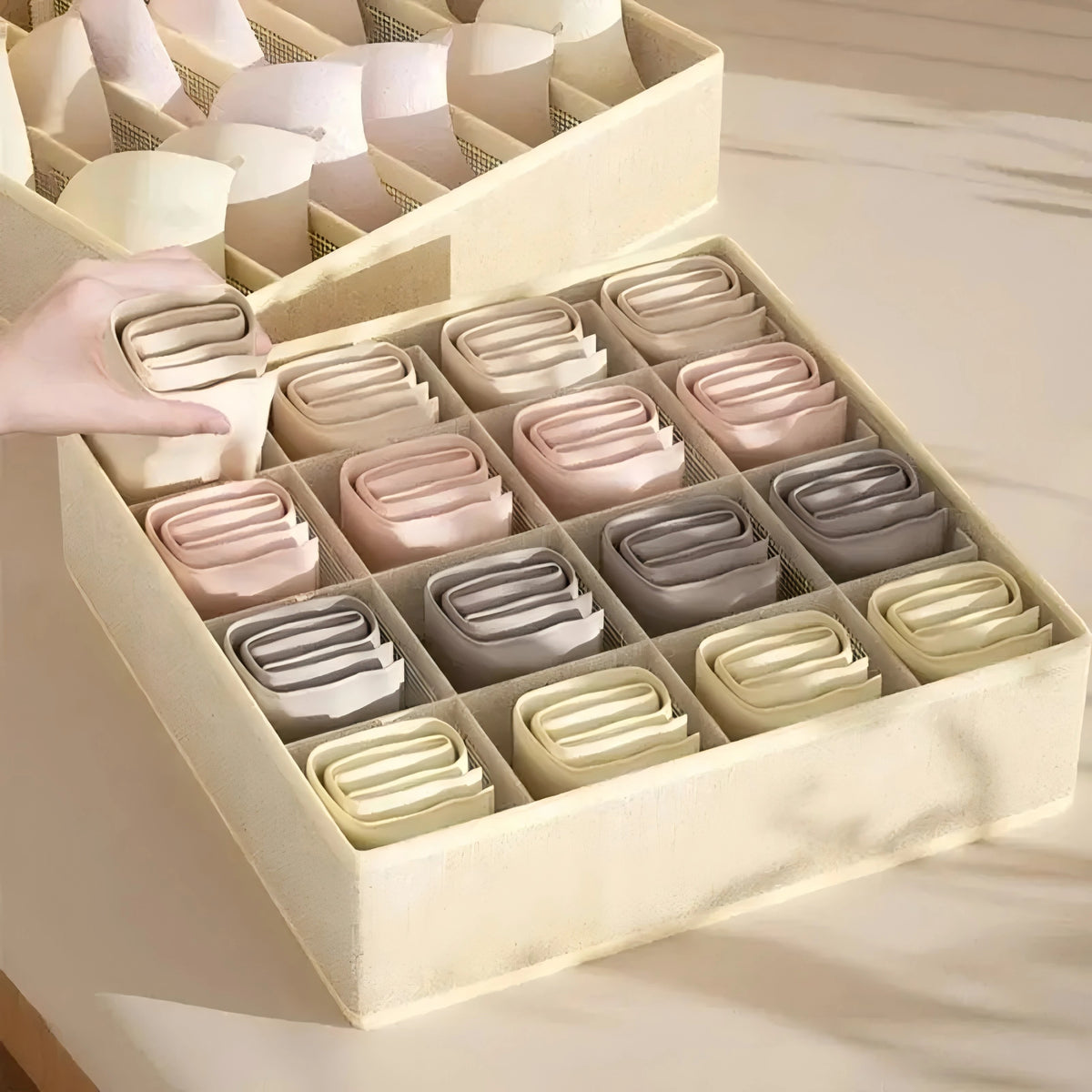 Cabinet Underwear Organizer Drawer Clothes Organizer Boxes Closet Organizer for Underwear Bra Socks Underpants Storage Organizer