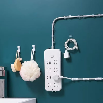 Selvklæbende kabelclips – slut med kabelrod